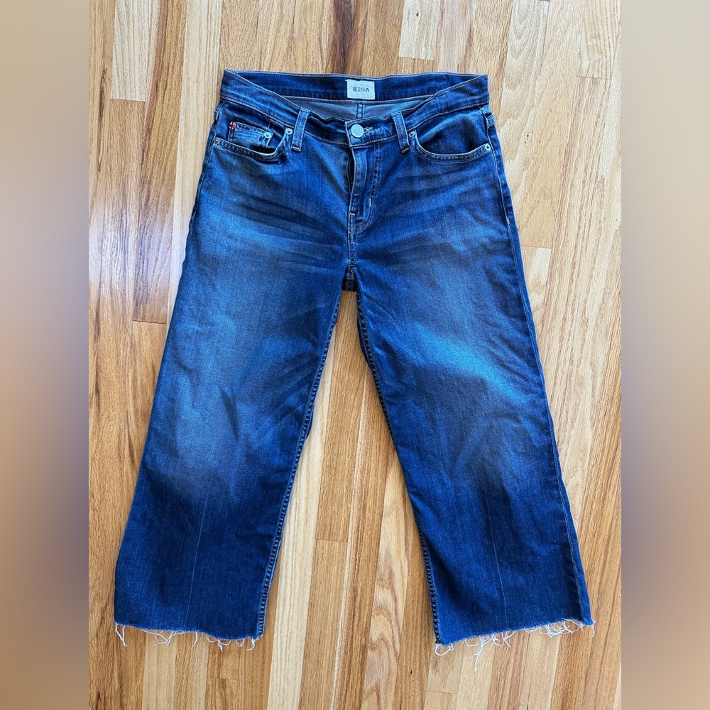 Hudson Sammi Wide Leg Crop Jeans. Size 26